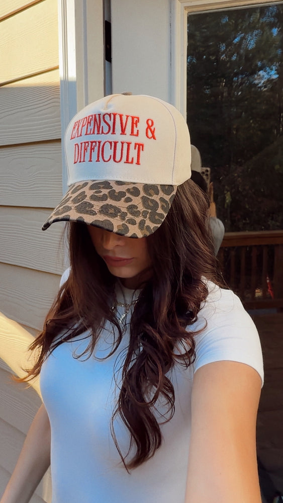 
                      
                        Expensive & Difficult Trucker Hat Leopard Print
                      
                    