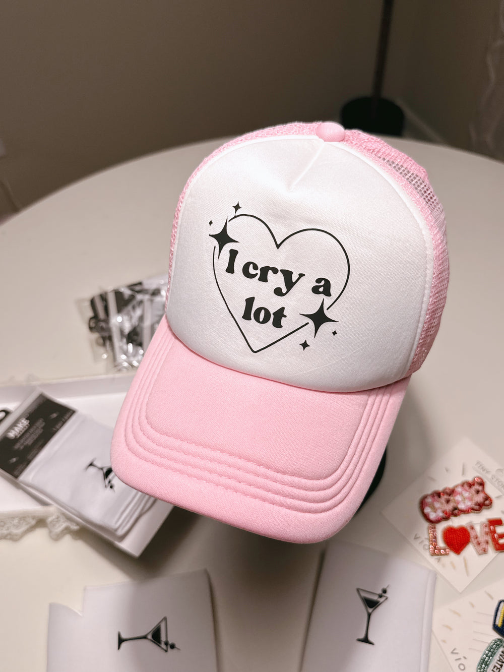 I Cry A Lot Trucker Hat