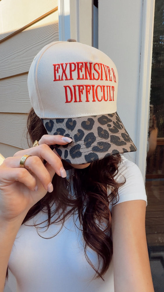 
                      
                        Expensive & Difficult Trucker Hat Leopard Print
                      
                    