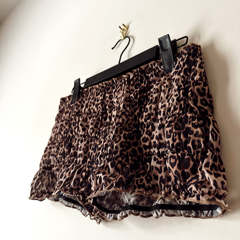 
                      
                        Ruffle Mini Shorts
                      
                    