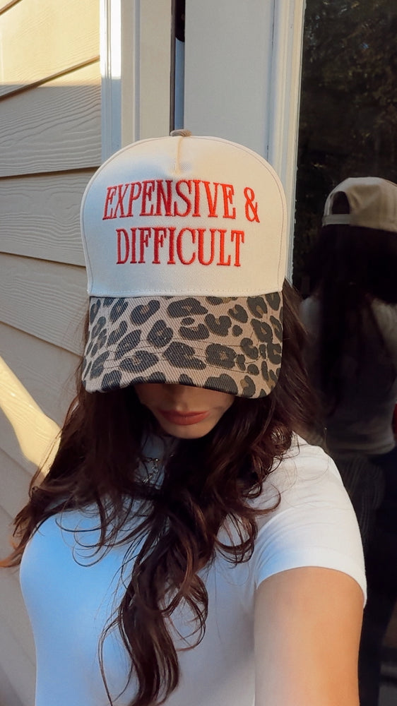 
                      
                        Expensive & Difficult Trucker Hat Leopard Print
                      
                    