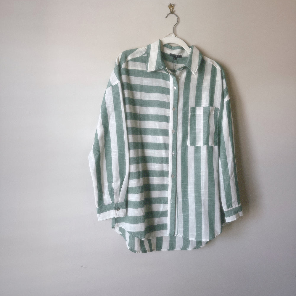 
                      
                        Kimberly Stripe Oversized Shirt
                      
                    