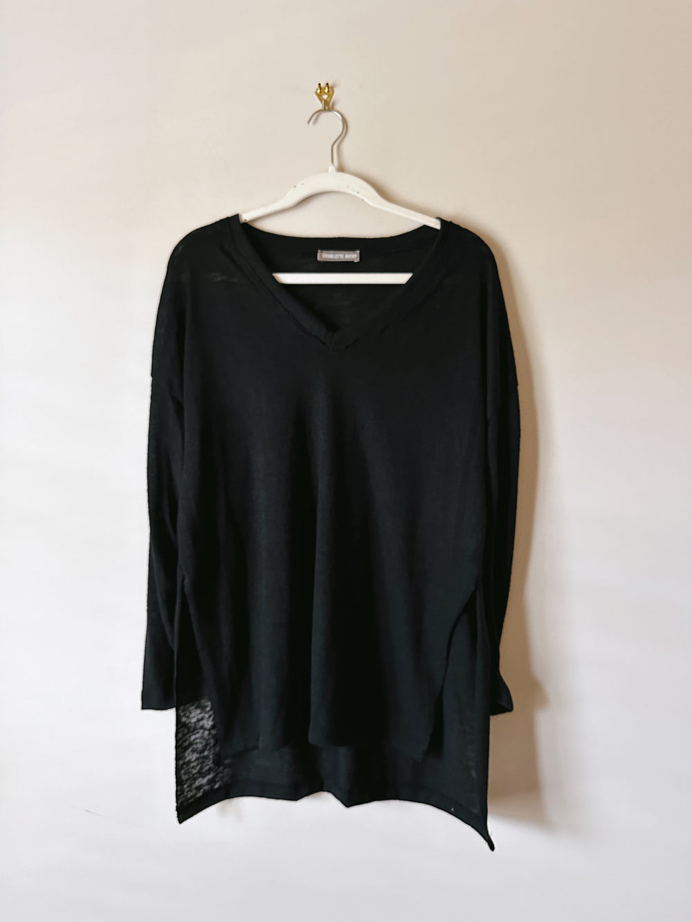 The Cloudlight V-Neck Long Sleeve Tee